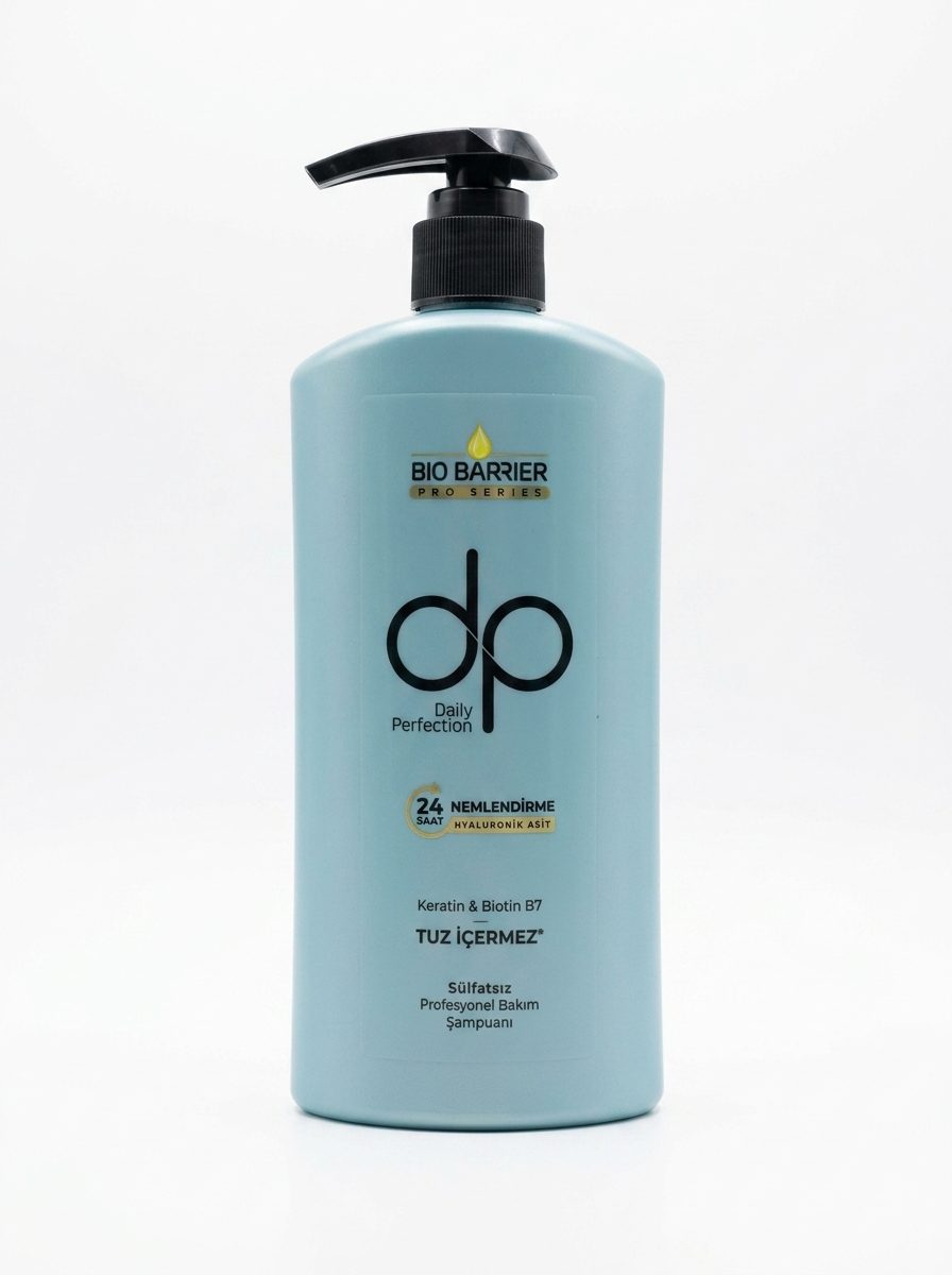شامپو بدون سولفات آبرسان دپی DP | سری Bio Barrier حاوی هیالورونیک اسید، کراتین و بیوتین | حجم 500 میل