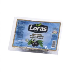 زیتون سیاه لوراس Loras | بسته وکیوم 800 گرم