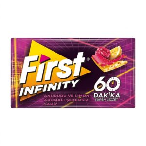 آدامس فرست بدون قند First Infinity | طعم تمشک و لیمو ۲۷ گرم