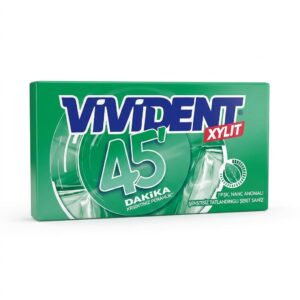 آدامس ویویدنت 45 دقیقه‌ای نعناع | Vivident 45 Dakika اصل ترکیه