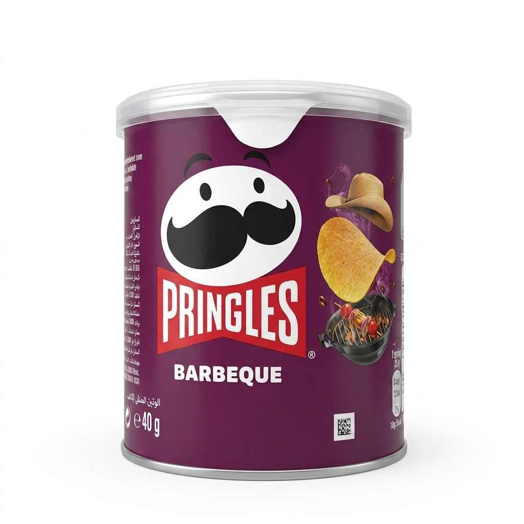 مینی چیپس پرینگلز باربیکیو 40 گرم | Pringles Barbeque Mini