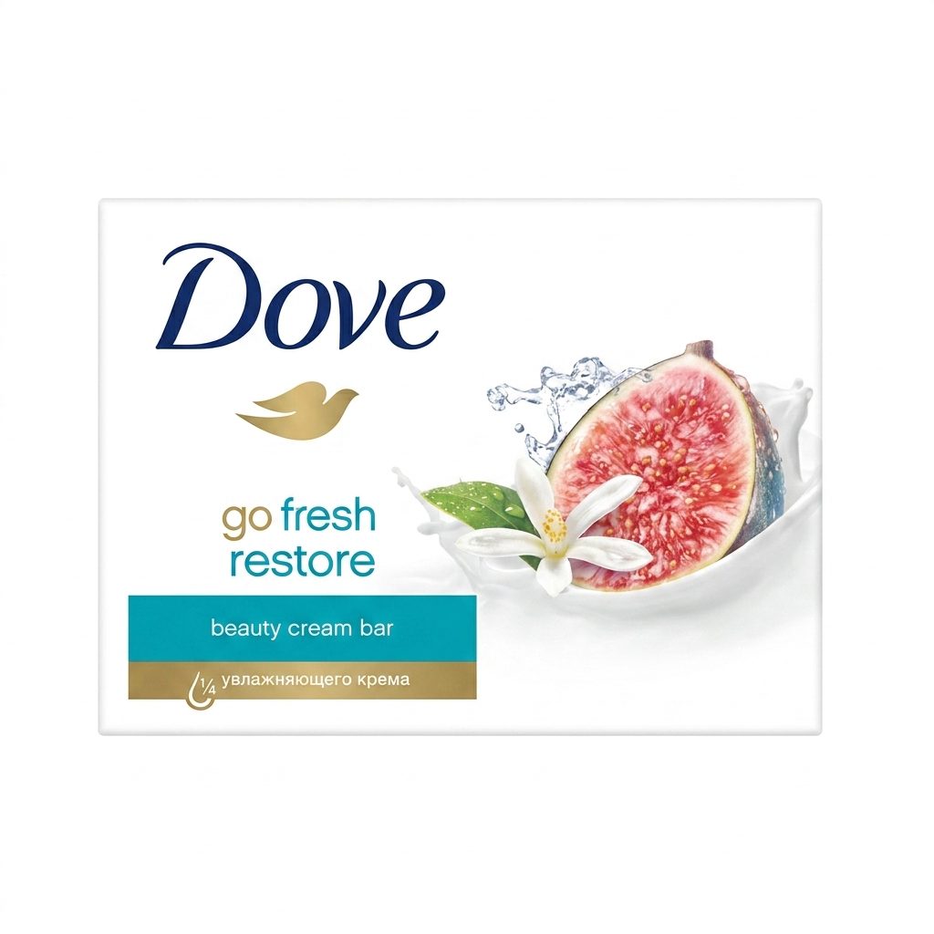 صابون کرم دار داو Go Fresh Restore | نرم‌کننده و رطوبت رسان قوی